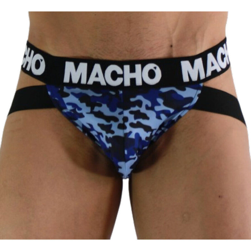Macho - Mx28Ma Jock Bleu Militaire S